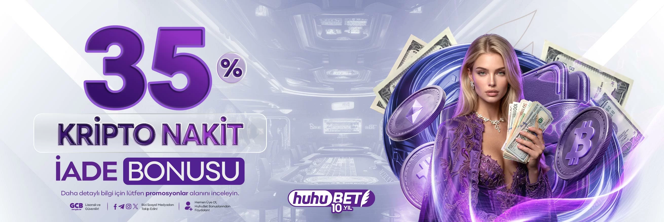 %35 kripto iade / yatırım bonusu